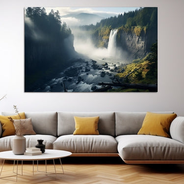 Landscape Waterfall Painting